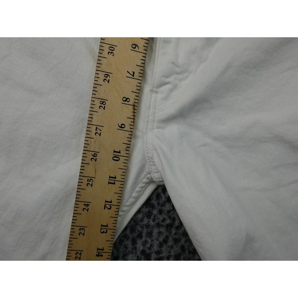 Levi's 511 Slim Fit Jeans Mens 34x30 White Stretch Denim 04511-1943